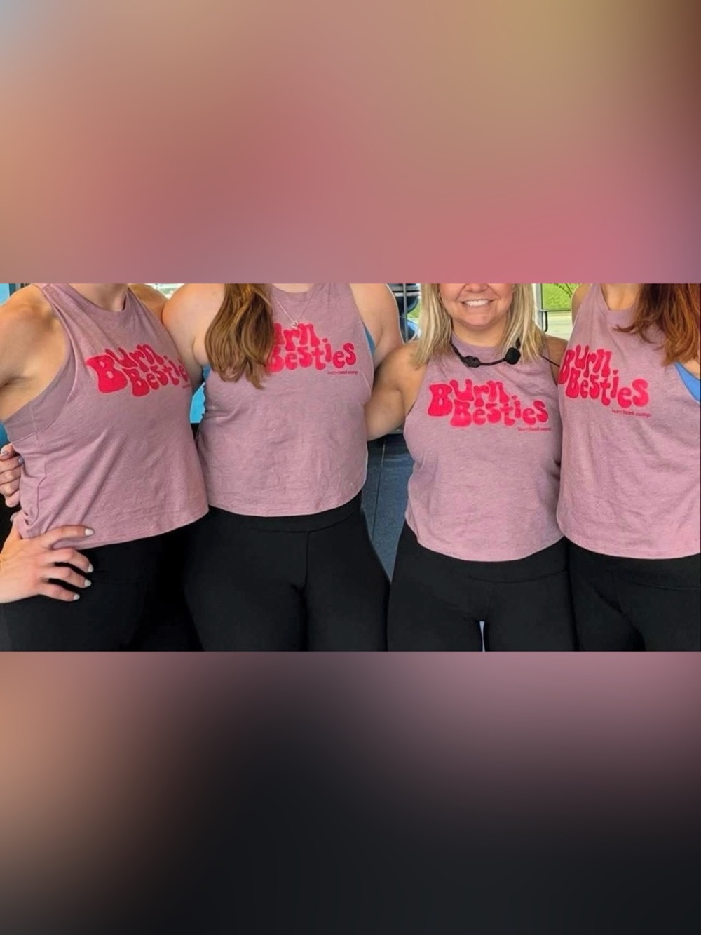 BURN BOOT CAMP Cropped muscle tank top
